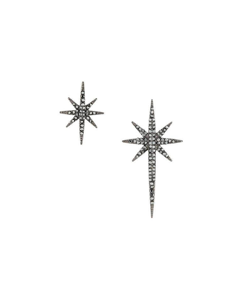 Federica Tosi Star Studded Earrings - Black