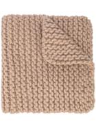 I Love Mr Mittens Billie Chunky Scarf - Brown