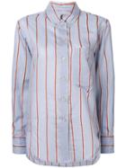 Isabel Marant Étoile Button Down Striped Shirt - Blue