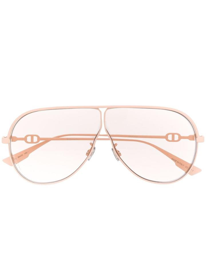 Dior Eyewear Diorcamp Aviator Sunglasses - Neutrals