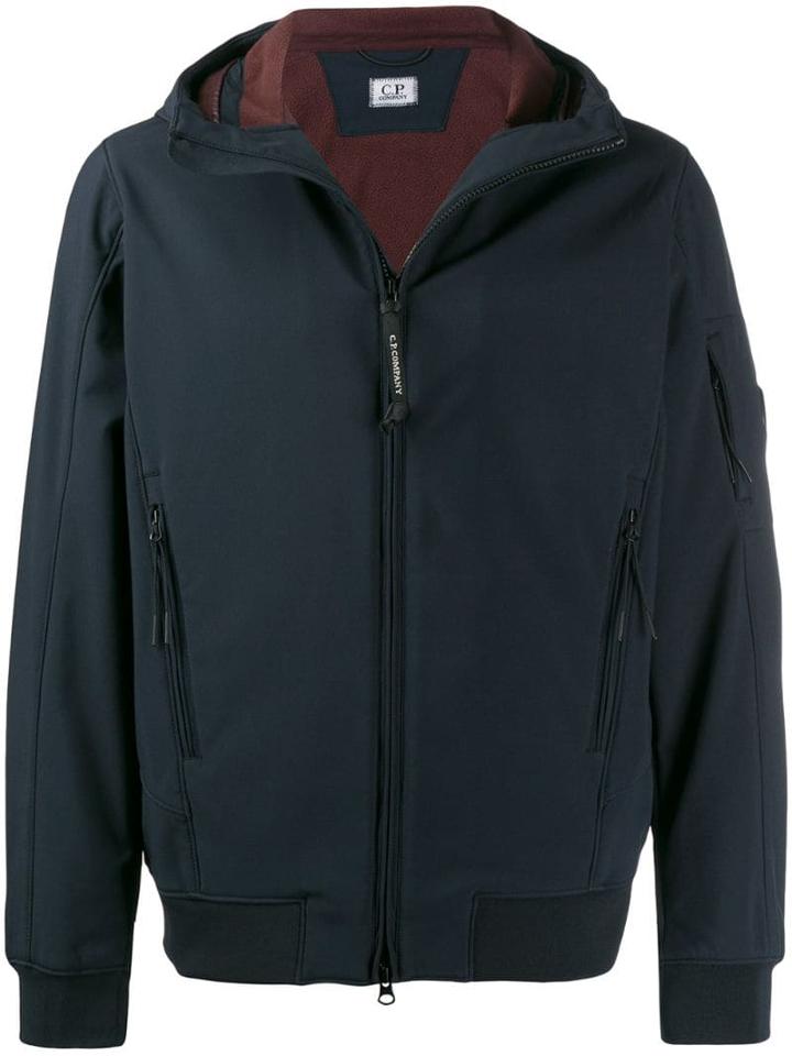 Cp Company Zipped Wind Breaker Jacket - Blue