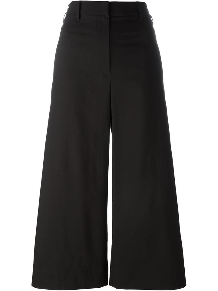 Brunello Cucinelli Tailored Culottes, Women's, Size: 44, Black, Cotton/spandex/elastane/polyester/cupro