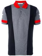 Givenchy Paneled Polo Shirt, Men's, Size: Xxl, Black, Cotton