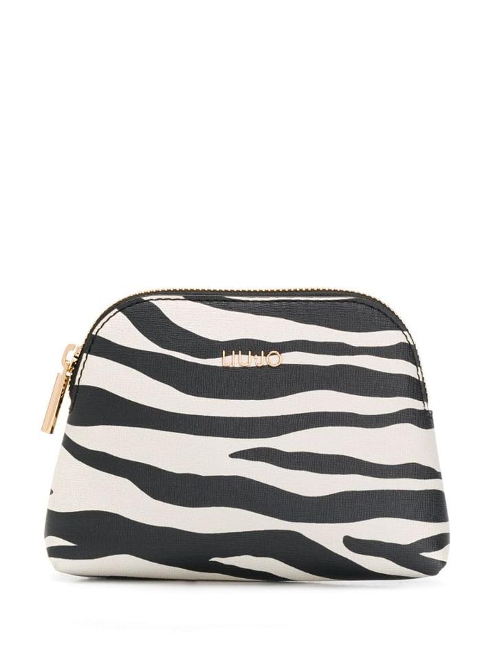Liu Jo Zebra Print Purse - White