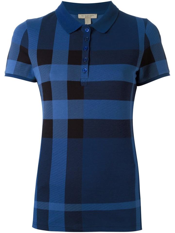 Burberry Checked Polo Shirt