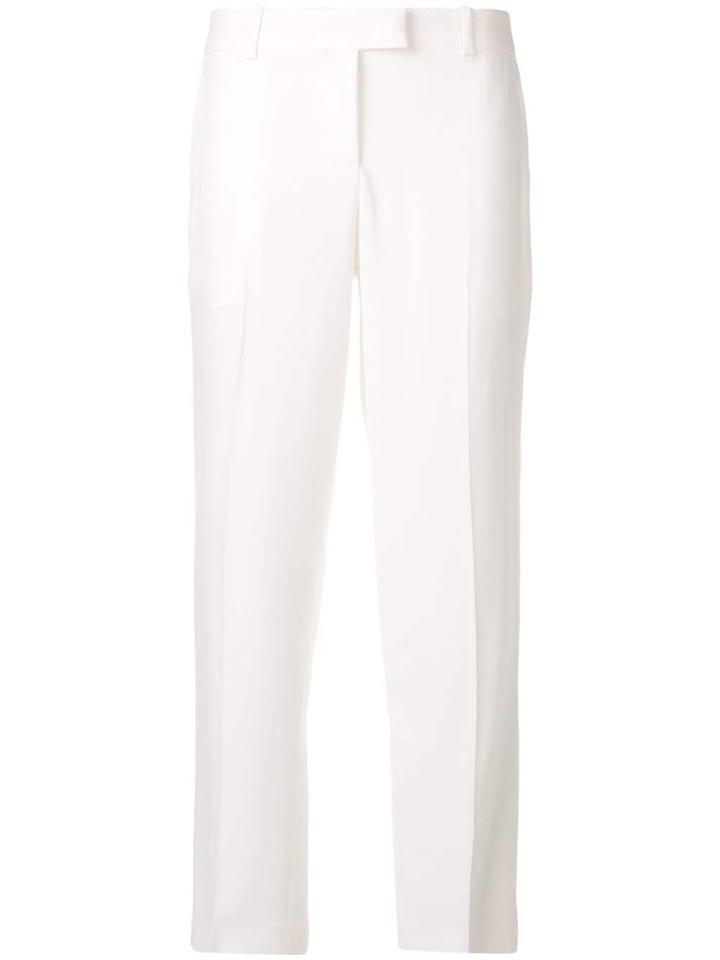 Ermanno Scervino Plain Straight Leg Trousers - White