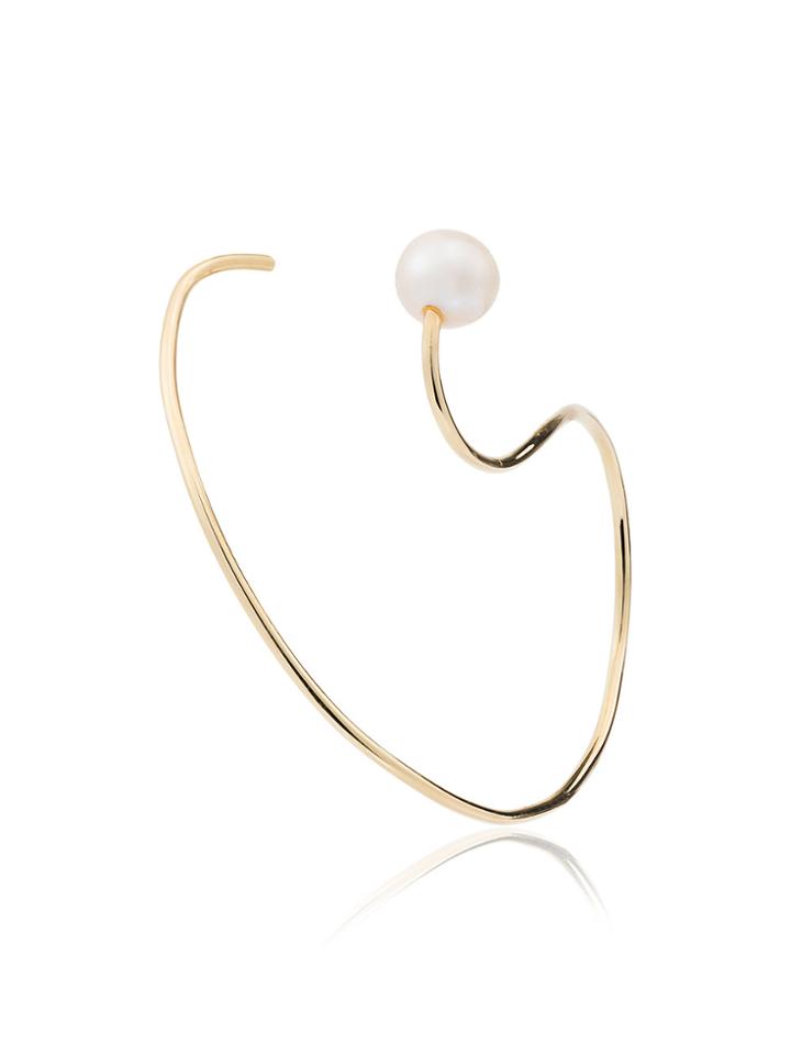 Vibe Harsl0f 18k Gold And Pearl Earring - Metallic