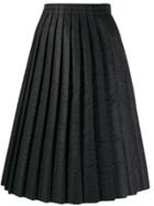 Mm6 Maison Margiela Padded Pleated Skirt - Black