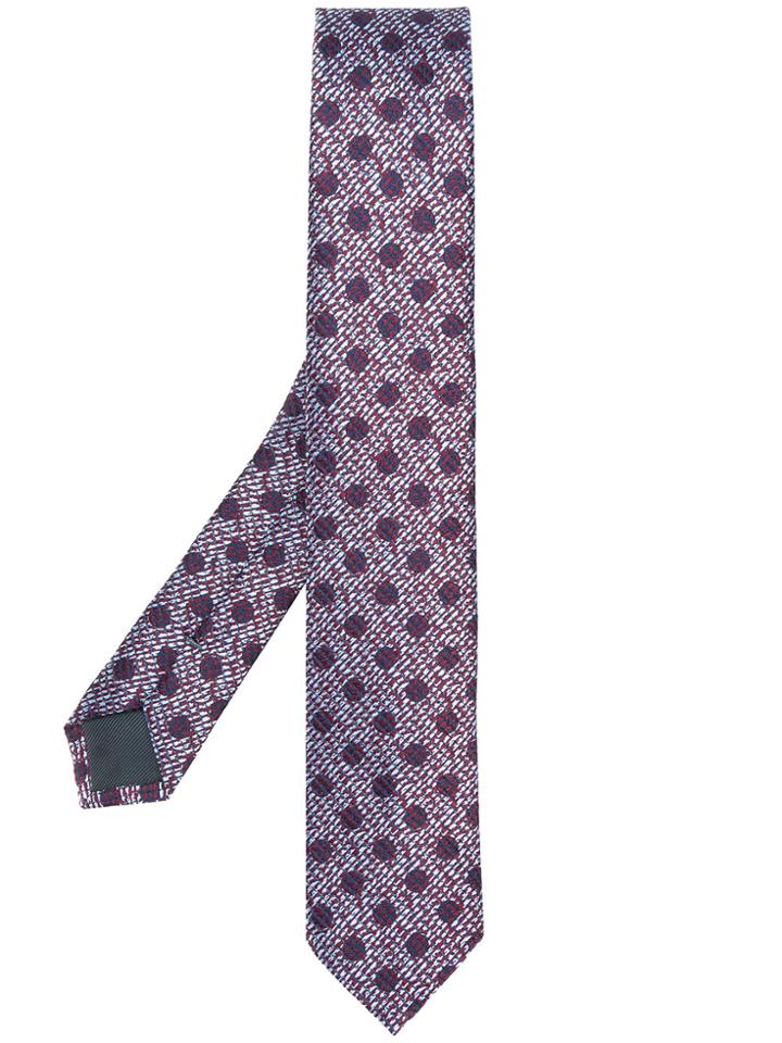 Ermenegildo Zegna Dotted Pattern Tie - Multicolour