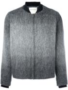 Stephan Schneider Thinner Bomber Jacket, Men's, Size: Small, Grey, Wool/alpaca/mohair/nylon