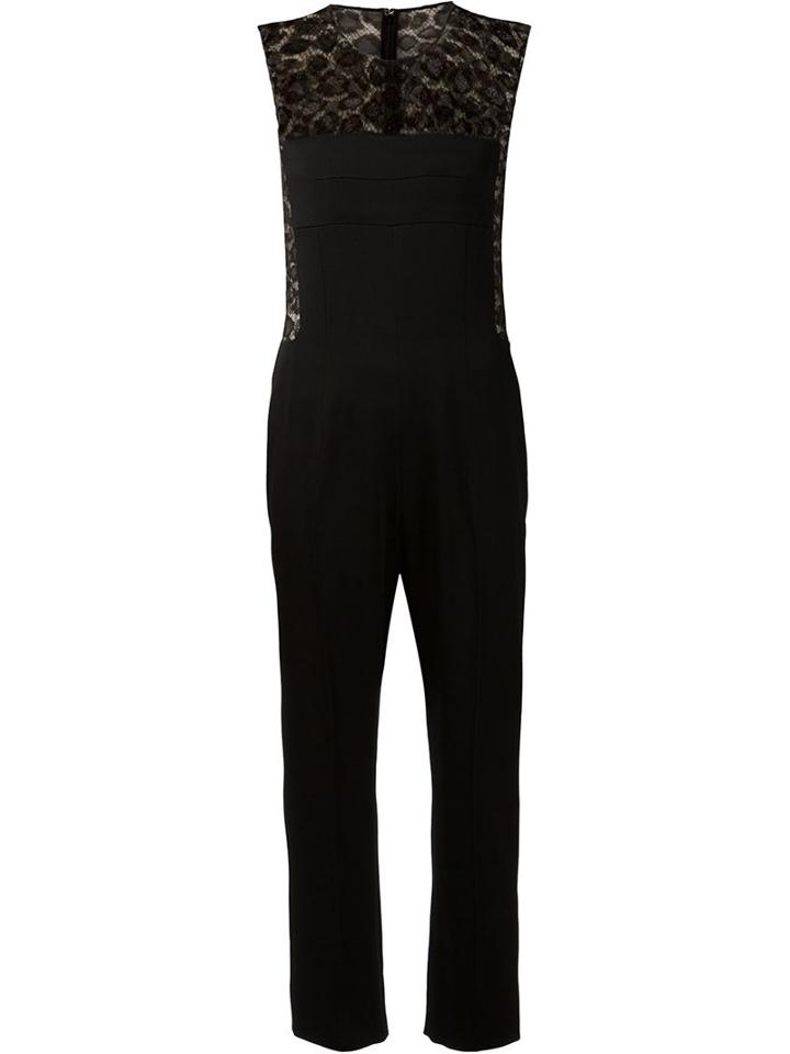 Alexander Mcqueen Lace Panel Jumpsuit
