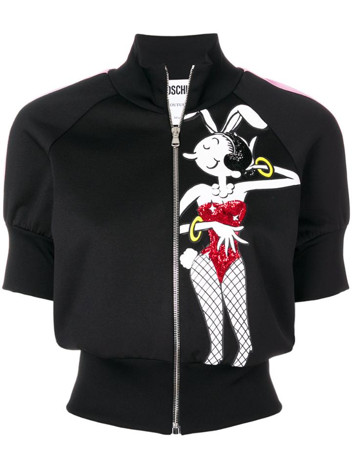 Moschino Olivia Embellished Jacket - Black