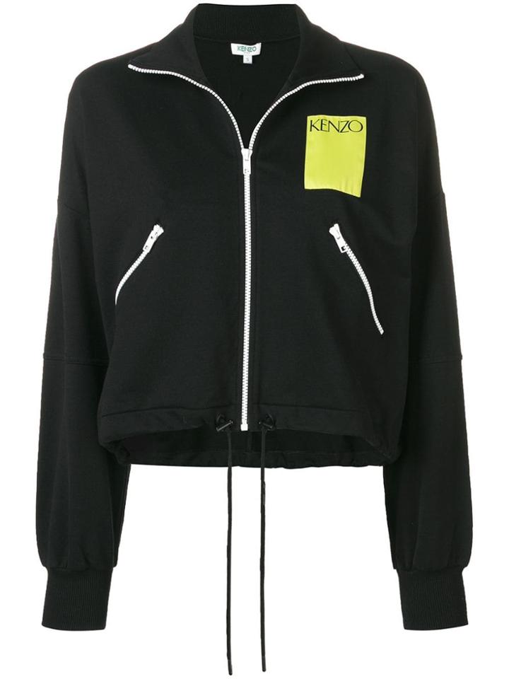 Kenzo Logo Fitted Jacket - Black