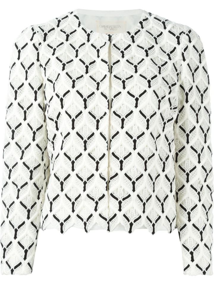 Giambattista Valli Embroidered Jacket - White