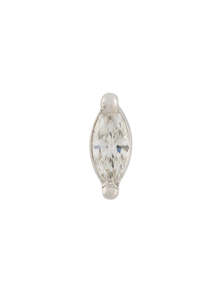 Rosa De La Cruz Diamond Stud Earring - Metallic