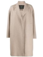 Max Mara Atelier Boxy Fit Coat - Neutrals