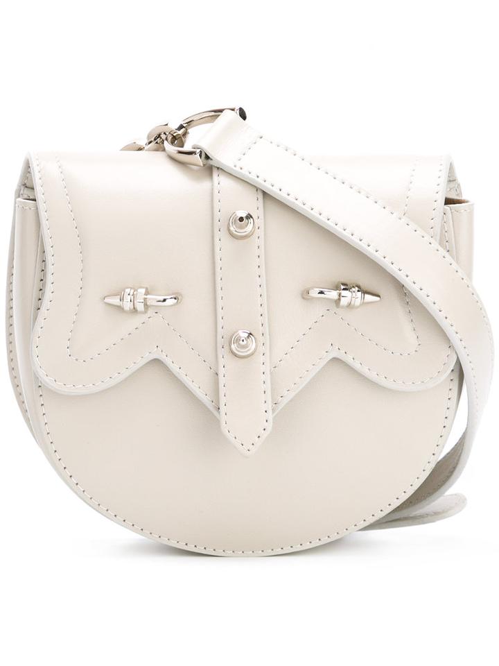 Okhtein - Dome Belt Bag - Women - Leather - One Size, Women's, Grey, Leather