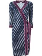 Diane Von Furstenberg Hendrix Band 'julian' Wrap Midi Dress