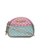 Gucci Gcci Mini Bg Qltd Mttlc Lthr - Pink & Purple