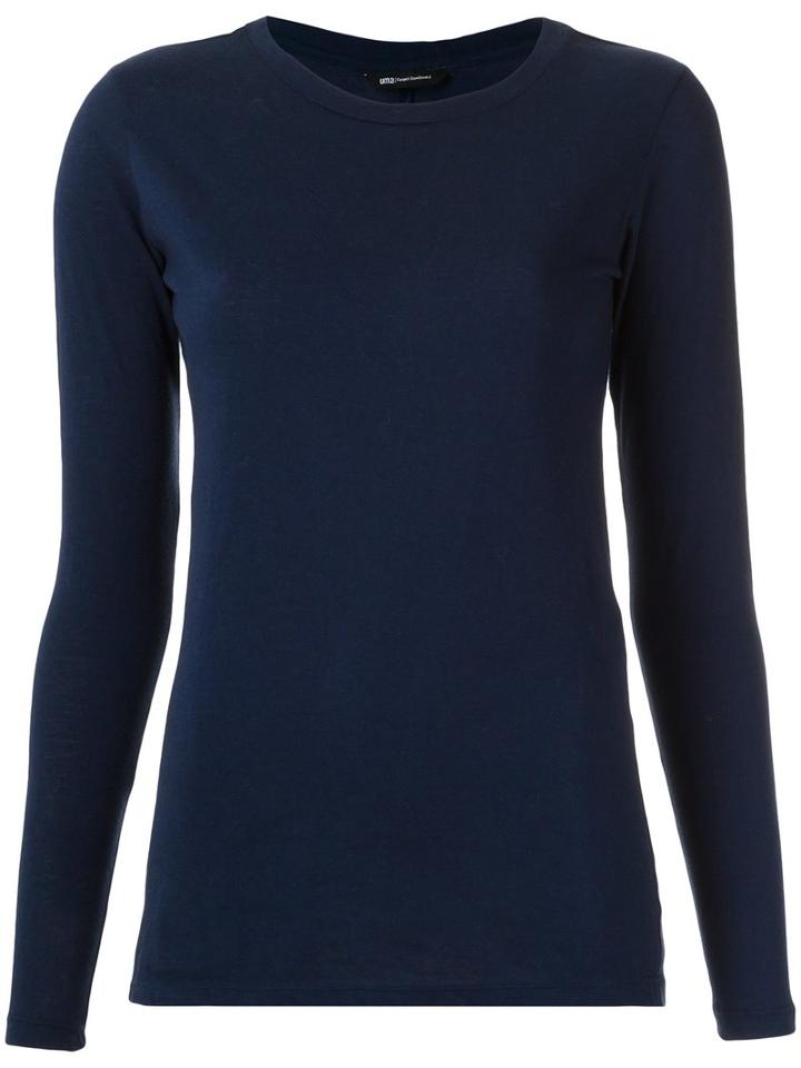 Uma Raquel Davidowicz - Long Sleeves Top - Women - Cotton - G, Blue, Cotton