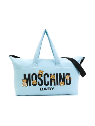 Moschino Kids Logo Baby Bag - Blue