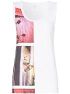 Calvin Klein Jeans Est. 1978 Sleeveless Graphic Print T-shirt - White