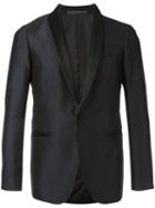 Pal Zileri - Embroidered Tuxedo Blazer - Men - Silk/cupro - 50, Blue, Silk/cupro