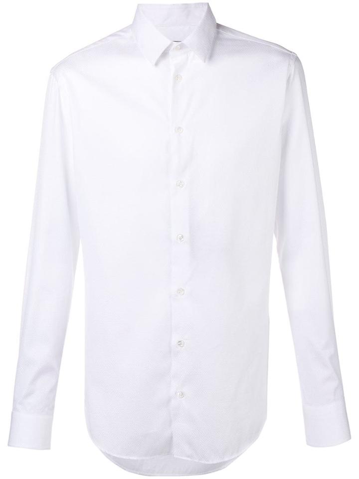 Giorgio Armani Long-sleeved Shirt - White