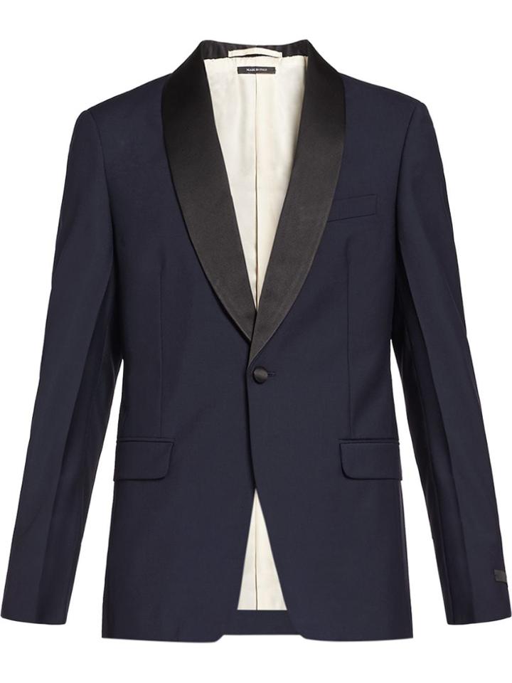 Prada Wool And Mohair Tuxedo - Blue