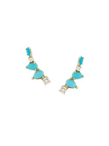 Sarah Noor Curved Clip Earrings, Size: 1, Metallic