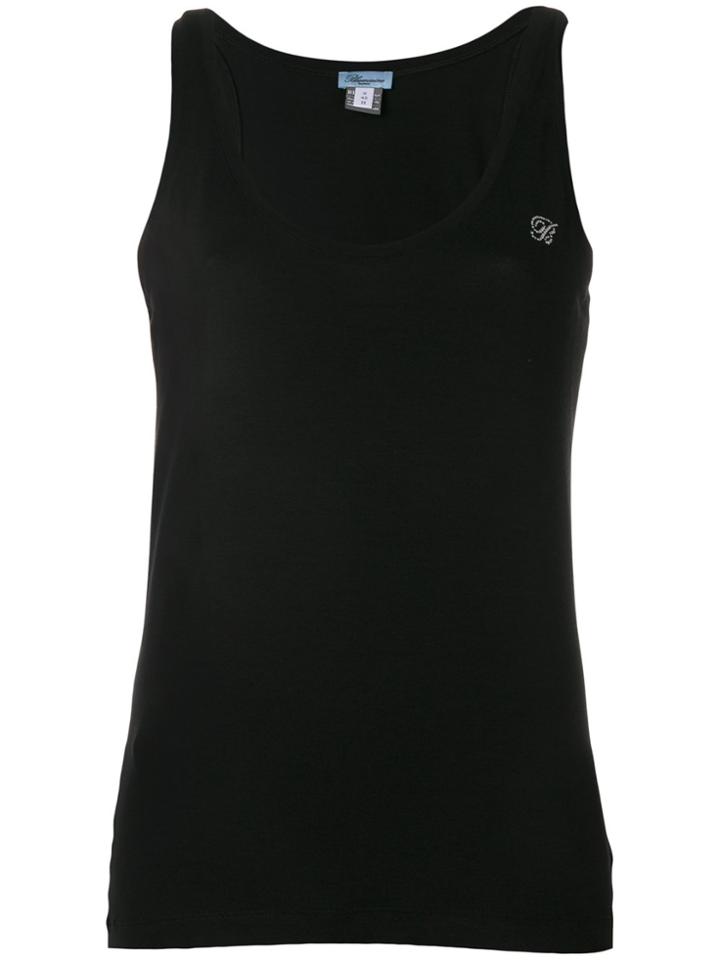 Blumarine Classic Tank Top - Black