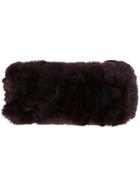 Yves Salomon Rabbit Fur Headband - Brown