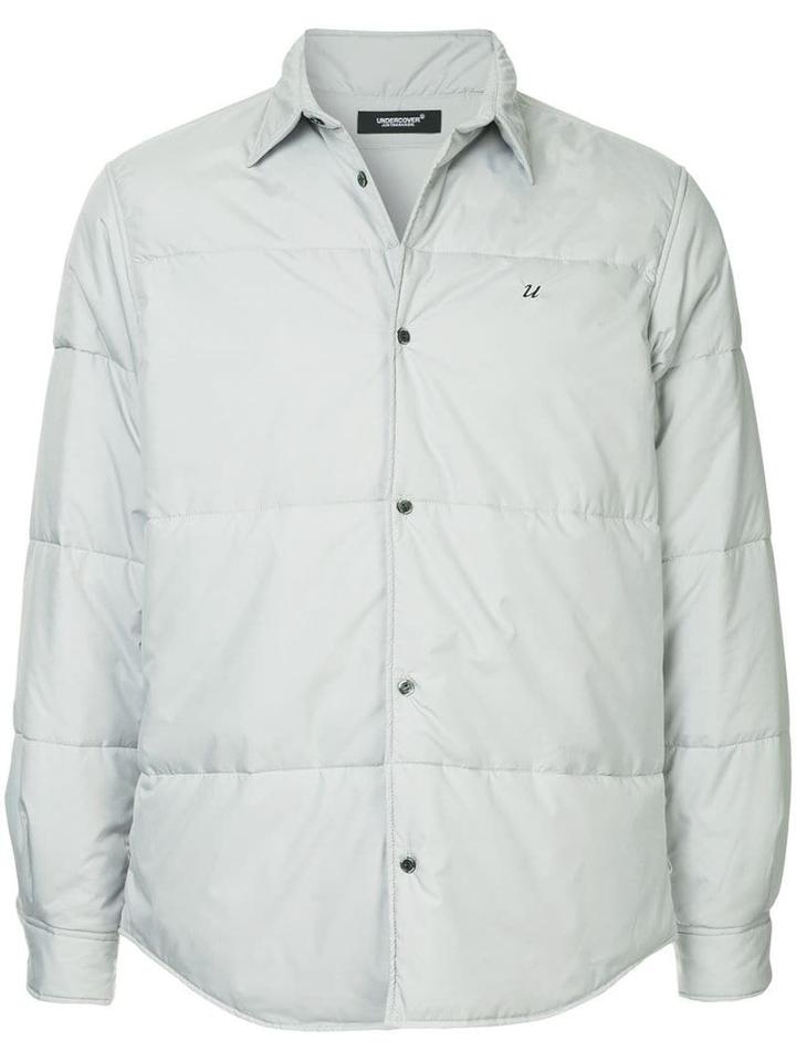Undercover Padded Button Down Shirt - Grey