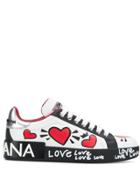 Dolce & Gabbana Love Sneakers - White