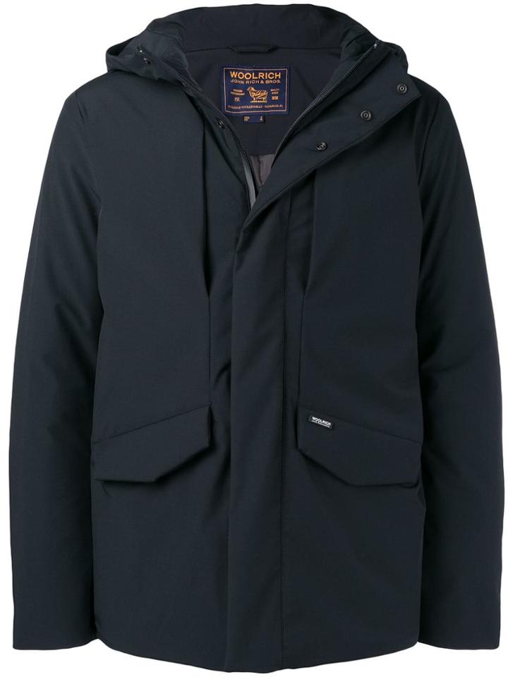 Woolrich Hooded Shell Jacket - Black