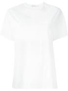 T By Alexander Wang Chest Pocket T-shirt, Women's, Size: Medium, White, Cotton