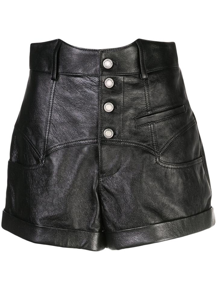 Saint Laurent Western-style Shorts - Black