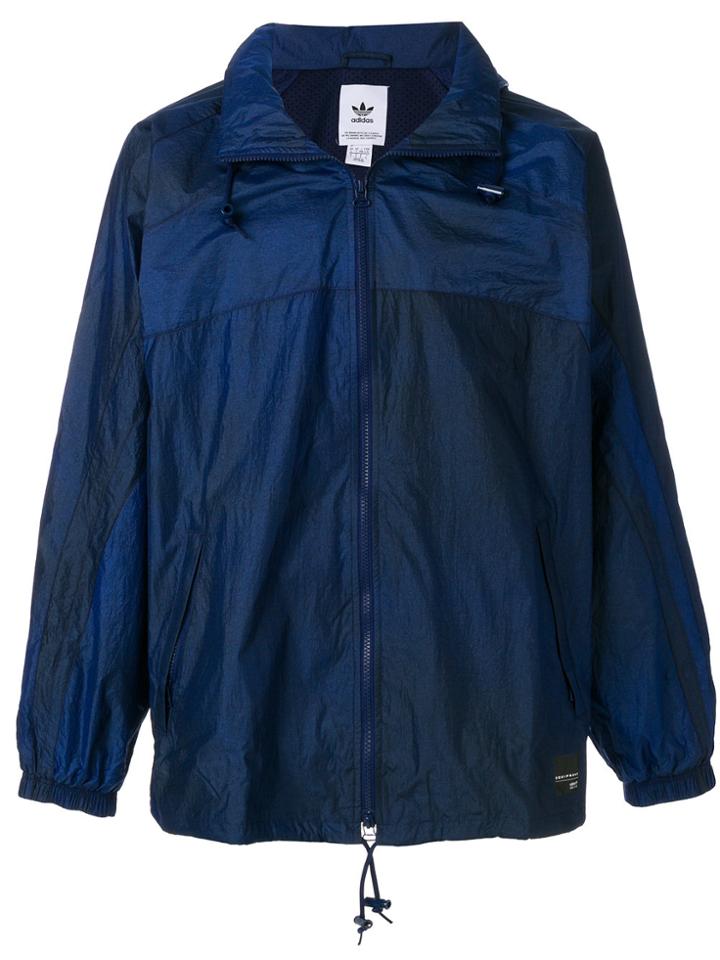 Adidas Logo Windbreaker - Blue