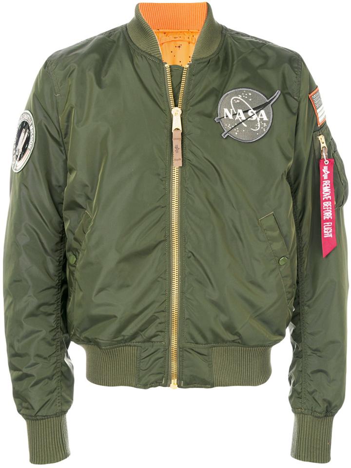 Alpha Industries Nasa Bomber Jacket - Green