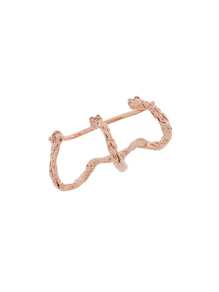 Niza Huang Moments Climber Earring - Pink & Purple