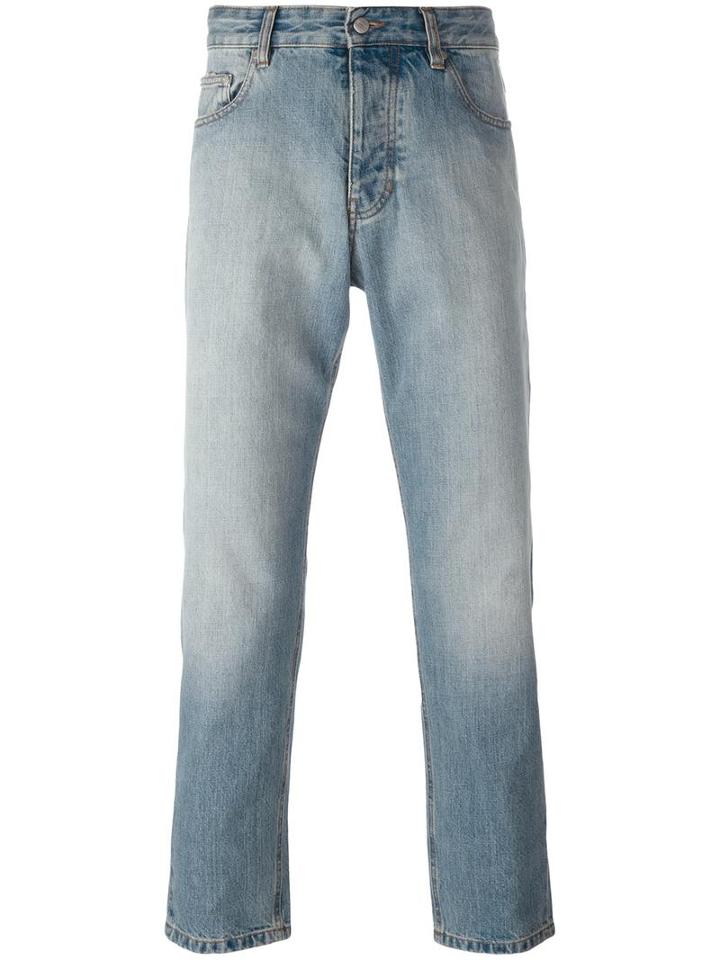 Ami Alexandre Mattiussi Carrot Fit Jeans, Men's, Size: 28, Blue, Cotton