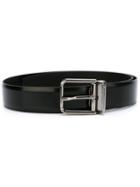 Dolce & Gabbana Classic Belt, Men's, Size: 105, Black, Leather
