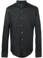 Pal Zileri Spread Collar Shirt, Men's, Size: 43, Grey, Cotton