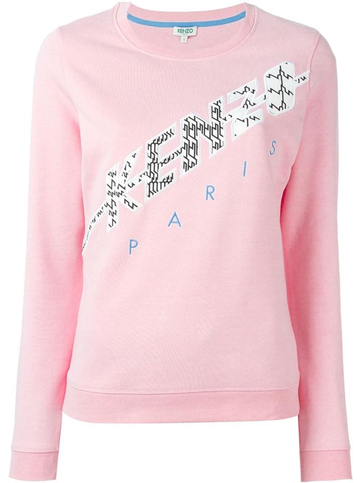 Kenzo Kenzo Flash Sweatshirt, Women's, Size: Xs, Pink/purple, Cotton