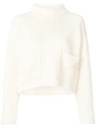 Philosophy Di Lorenzo Serafini Ribbed Knit Jumper - White