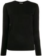Lardini Long Sleeve Knit Jumper - Black