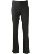 Gucci Pre-owned 1990's Side Stitching Flared Trousers - Black