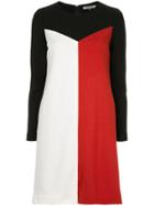 Han Ahn Soon Contrast Panel Dress - Red
