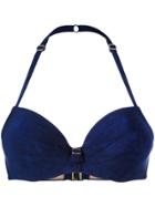 Marlies Dekkers Puritsu Push Up Bikini Top - Blue