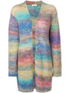 Closed Knitted Cardigan - Blue